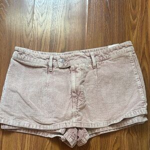 We The Free High Waist nude/pink Corduroy Shorts